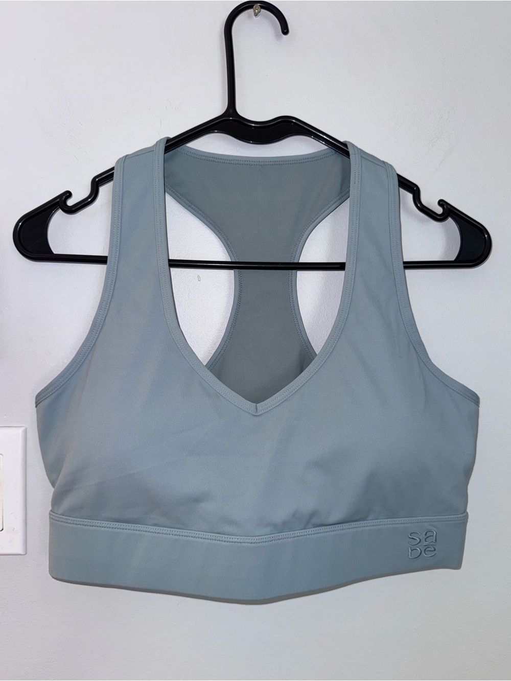 Sābe Light Blue Racerback Sports Bra